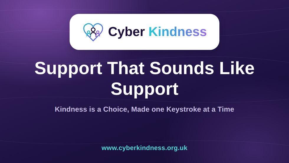 Support That Sounds Like Support
